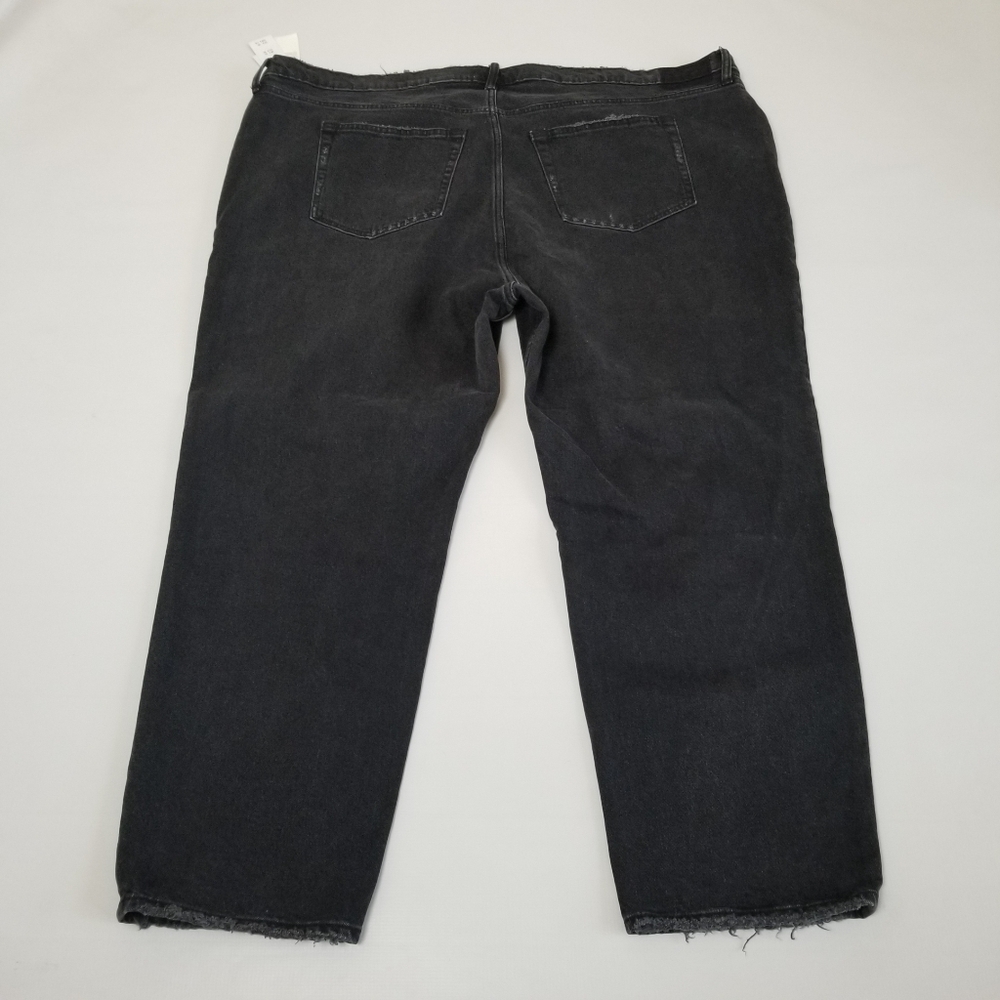 Abercrombie & Fitch The Dad High Rise Jeans Destructed Size 24 Short NWT - Picture 3 of 7